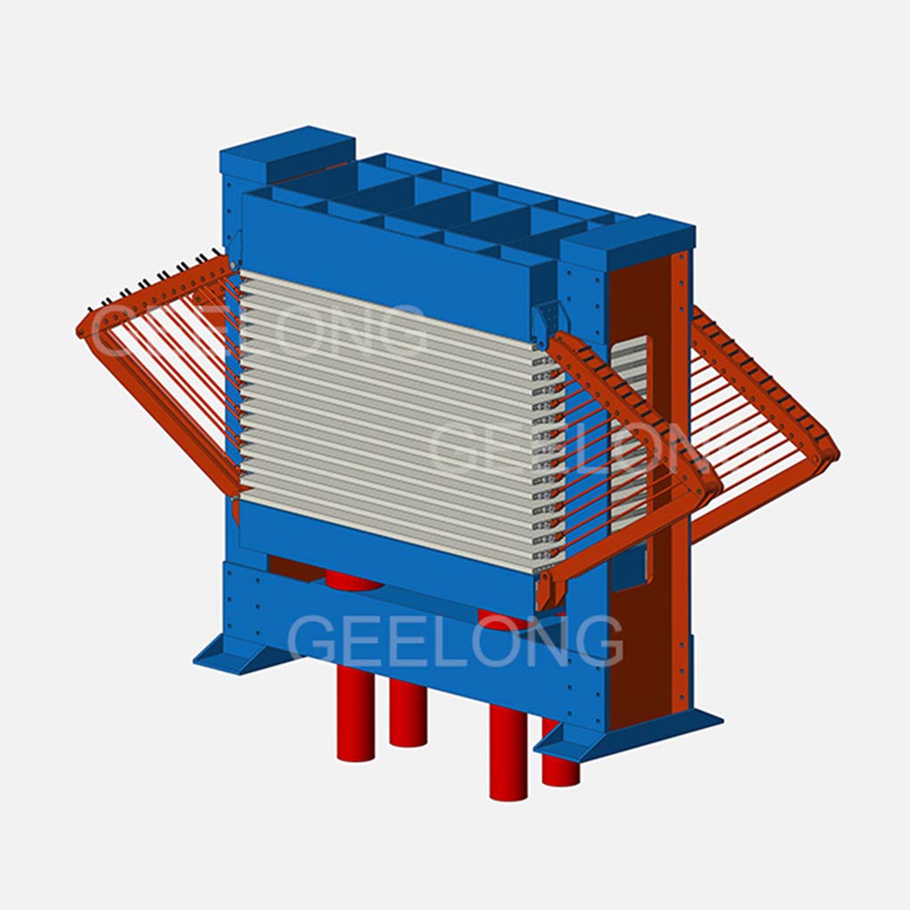 Mesin pengering veneer pelat panas